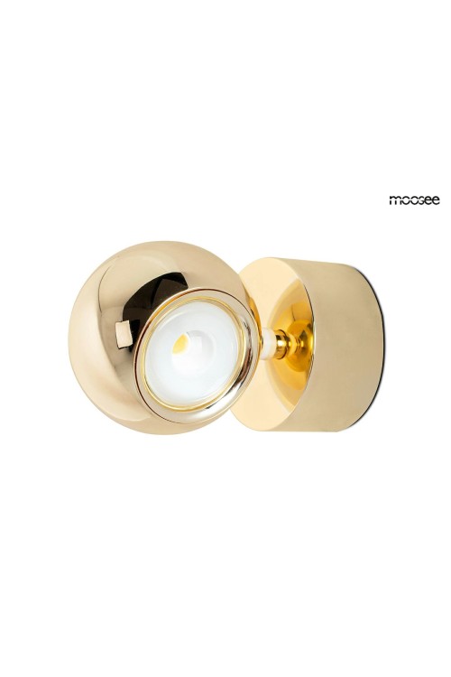 MOOSEE lampa ścienna EOS złoty