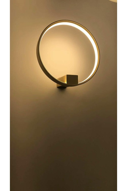 MOOSEE lampa ścienna CIRCLE WALL złota