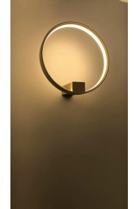 MOOSEE lampa ścienna CIRCLE WALL złota