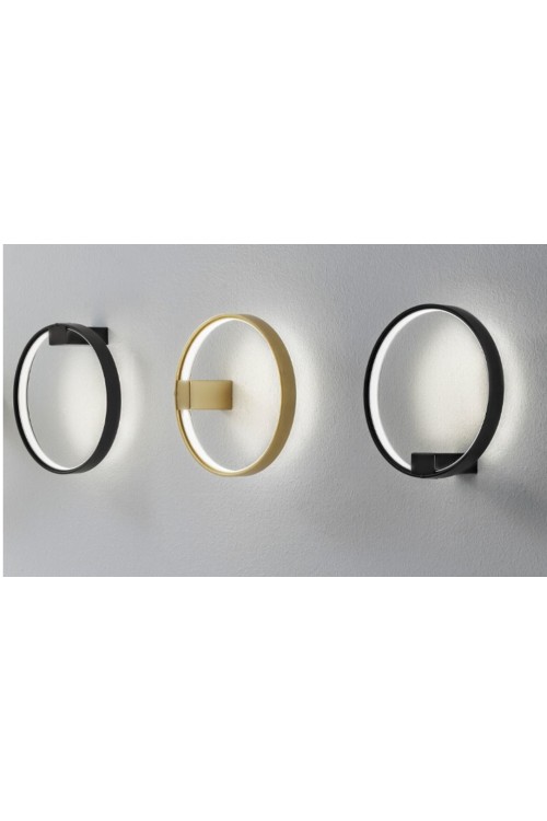 MOOSEE lampa ścienna CIRCLE WALL złota