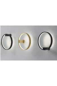 MOOSEE lampa ścienna CIRCLE WALL złota
