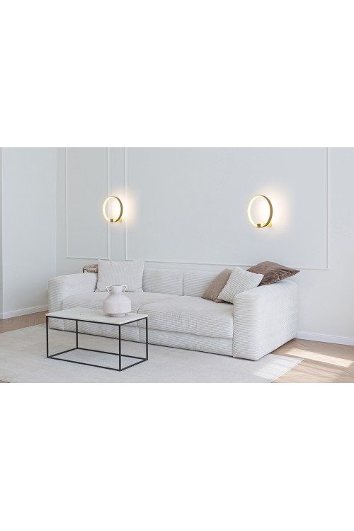 MOOSEE lampa ścienna CIRCLE WALL złota