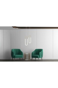 MOOSEE lampa wisząca PUZO S złota
