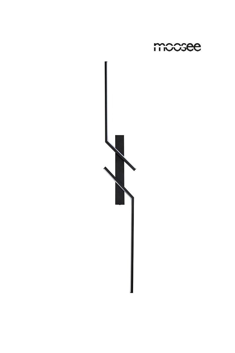 MOOSEE lampa ścienna MAISON 100 czarna
