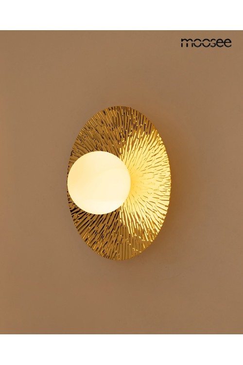 MOOSEE lampa ścienna SOUL 20 złota