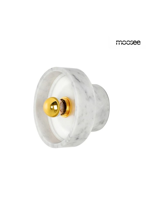 MOOSEE lampa ścienna ARCO biała