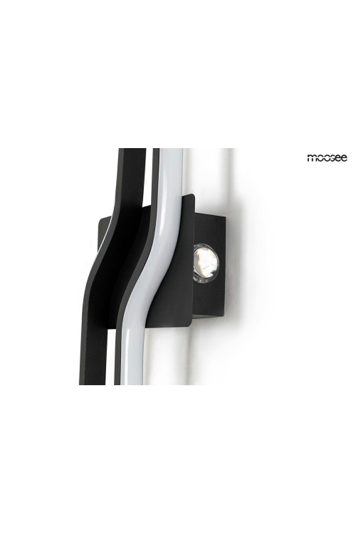 MOOSEE lampa ścienna ROCHE 100 czarna