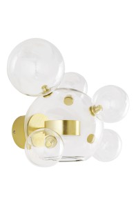 MOOSEE lampa ścienna CAPRI WALL 6 złota