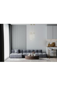 MOOSEE lampa wisząca PUZO L złota