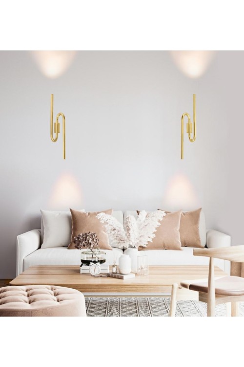 MOOSEE lampa ścienna MACAROON złota