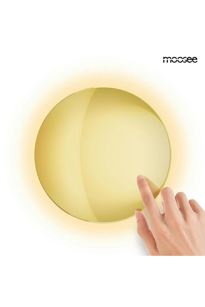MOOSEE lampa ścienna SHADOW SUN 30 złota