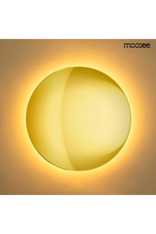 MOOSEE lampa ścienna SHADOW SUN 30 złota