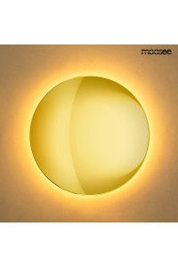 MOOSEE lampa ścienna SHADOW SUN 30 złota
