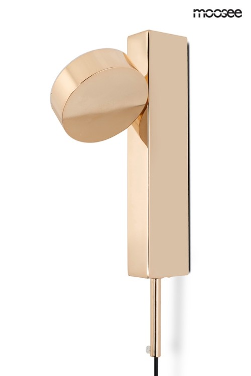 MOOSEE lampa ścienna CLARID GOLD złota