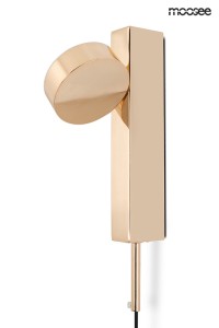 MOOSEE lampa ścienna CLARID GOLD złota