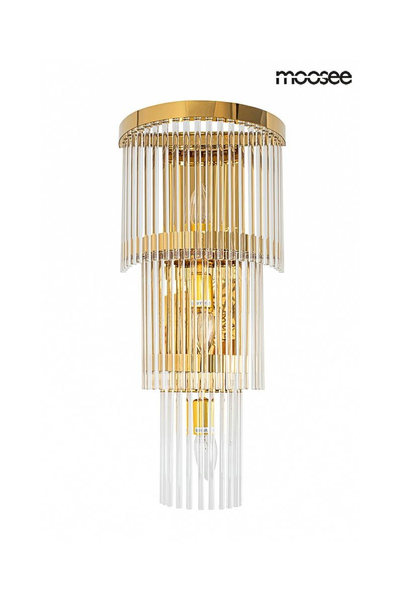 MOOSEE lampa ścienna ESTRO złota
