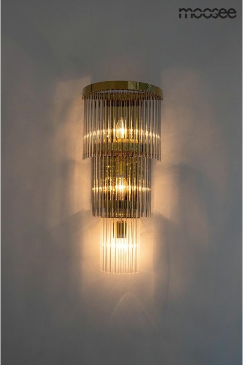 MOOSEE lampa ścienna ESTRO złota
