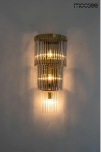 MOOSEE lampa ścienna ESTRO złota