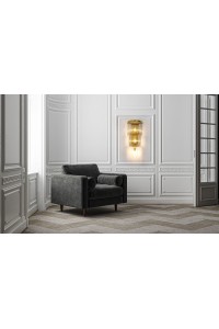 MOOSEE lampa ścienna ESTRO złota