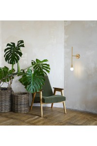 MOOSEE lampa ścienna RIVA złota