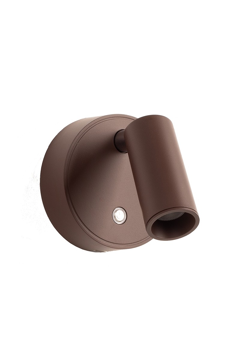 Lampa ścienna SHP PICKET brązowa