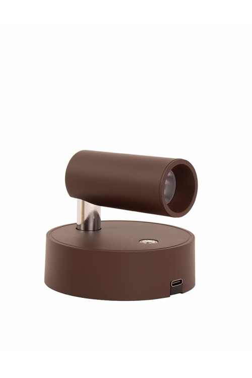 Lampa ścienna SHP PICKET brązowa