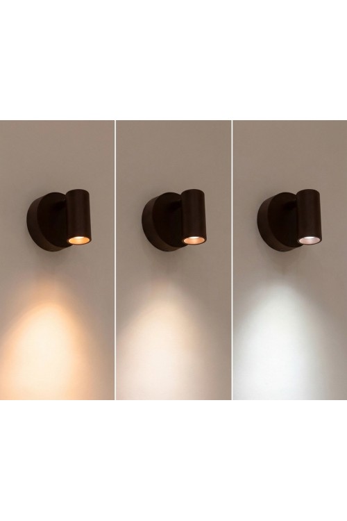 Lampa ścienna SHP PICKET brązowa