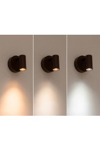 Lampa ścienna SHP PICKET brązowa