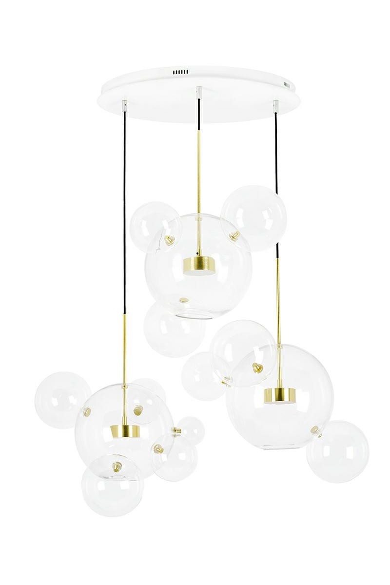 MOOSEE lampa wisząca CAPRI DISC 3 złota