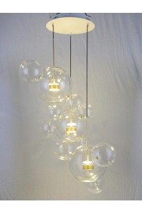 MOOSEE lampa wisząca CAPRI DISC 3 złota