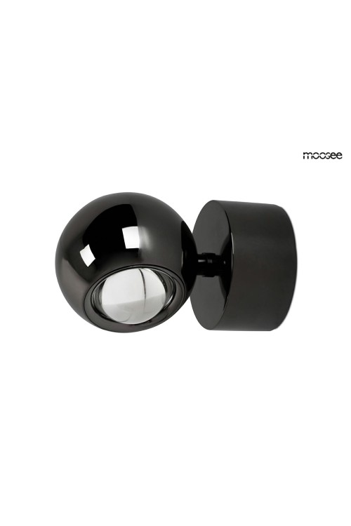 MOOSEE lampa ścienna EOS czarny chrom