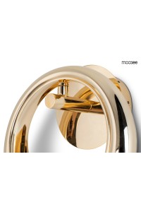 MOOSEE lampa ścienna HELIOS złota