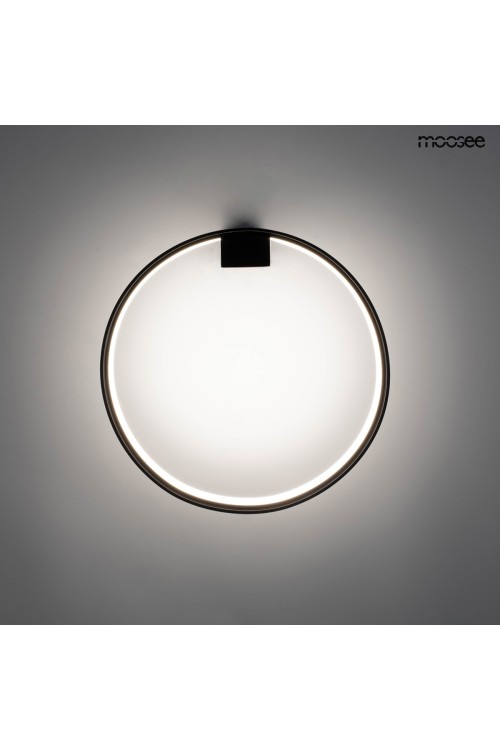MOOSEE lampa ścienna CIRCLE WALL czarna