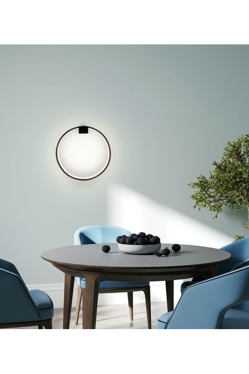 MOOSEE lampa ścienna CIRCLE WALL czarna
