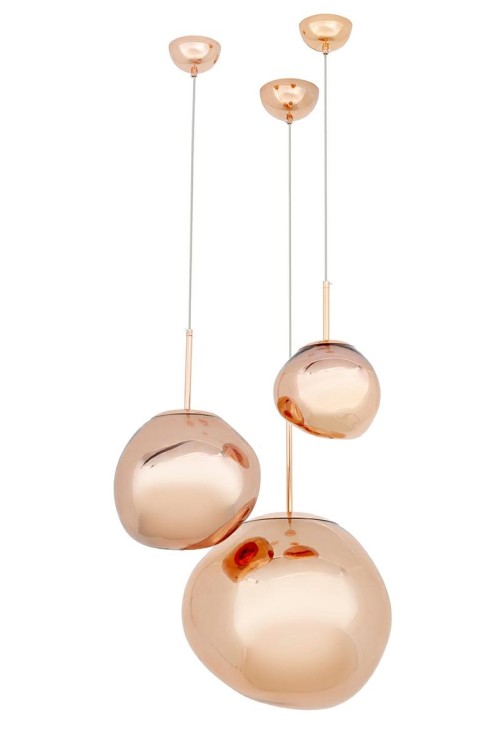 MOOSEE lampa wisząca FUSION 30 miedziana  - akryl