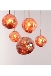 MOOSEE lampa wisząca FUSION 30 miedziana  - akryl
