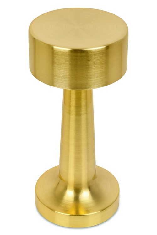 Lampa biurkowa LEE złota - wbudowana bateria, LED