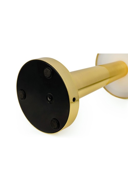 Lampa biurkowa LEE złota - wbudowana bateria, LED