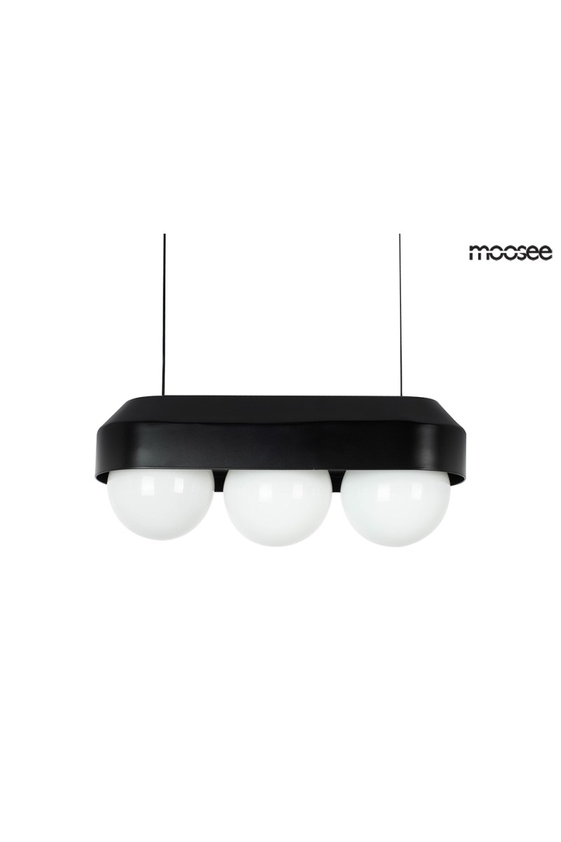 MOOSEE lampa wisząca DROPS 3 czarna
