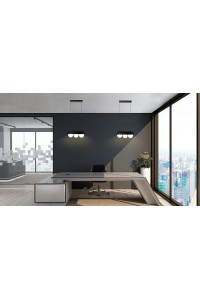 MOOSEE lampa wisząca DROPS 3 czarna