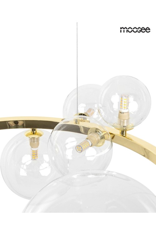 MOOSEE lampa wisząca ALURE 85 złota