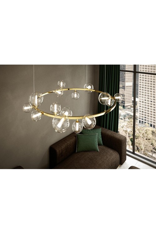 MOOSEE lampa wisząca ALURE 85 złota