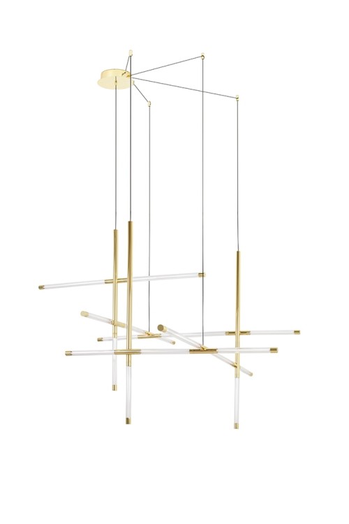 MOOSEE lampa wisząca MIKADO M złota