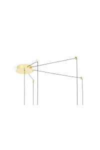 MOOSEE lampa wisząca MIKADO M złota