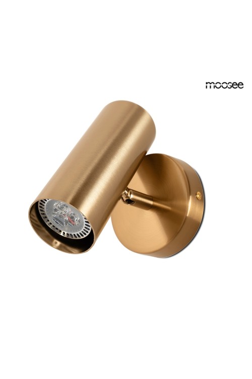 MOOSEE lampa ścienna SPOT złota