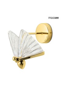MOOSEE lampa ścienna BUTTERFLY M złota