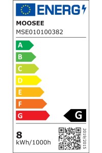 MOOSEE lampa ścienna OMBRE 80 czarna
