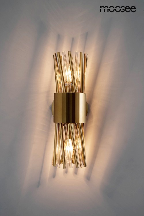 MOOSEE lampa ścienna LORENZO złota