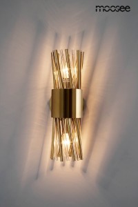 MOOSEE lampa ścienna LORENZO złota