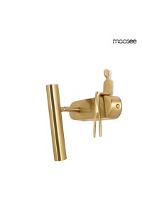 MOOSEE lampa ścienna BOY TUBE L złota